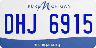 MI license plate DHJ6915