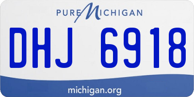 MI license plate DHJ6918