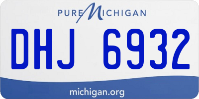 MI license plate DHJ6932