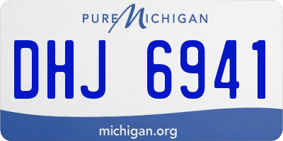 MI license plate DHJ6941