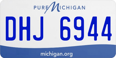 MI license plate DHJ6944
