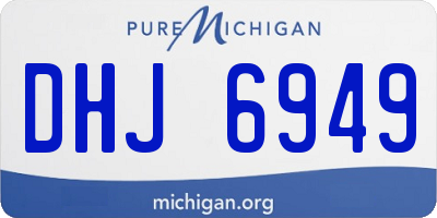MI license plate DHJ6949