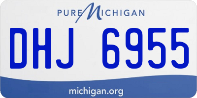 MI license plate DHJ6955