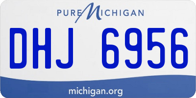 MI license plate DHJ6956