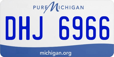 MI license plate DHJ6966