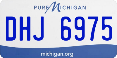 MI license plate DHJ6975