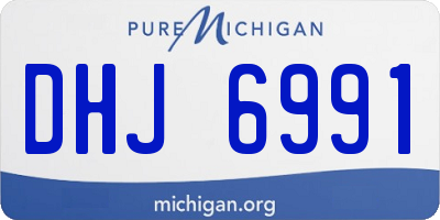 MI license plate DHJ6991