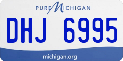 MI license plate DHJ6995