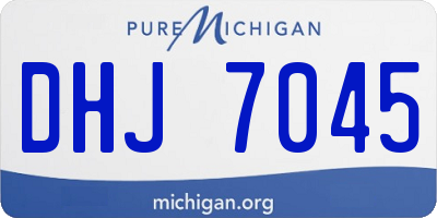 MI license plate DHJ7045