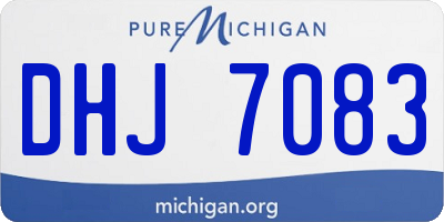MI license plate DHJ7083