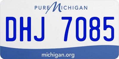 MI license plate DHJ7085
