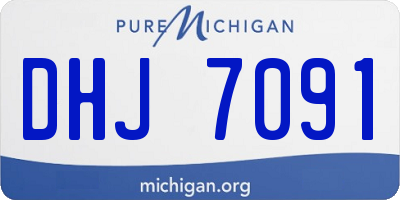 MI license plate DHJ7091