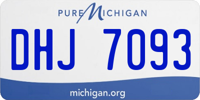 MI license plate DHJ7093