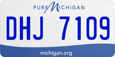MI license plate DHJ7109