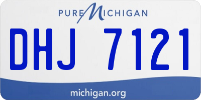 MI license plate DHJ7121