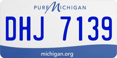 MI license plate DHJ7139