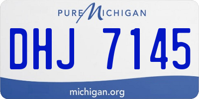 MI license plate DHJ7145