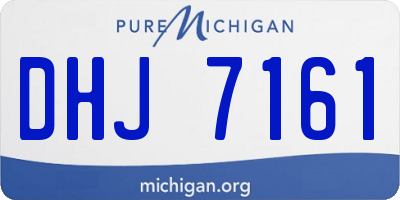 MI license plate DHJ7161