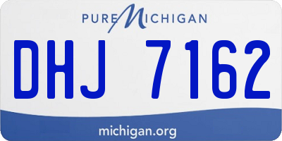 MI license plate DHJ7162