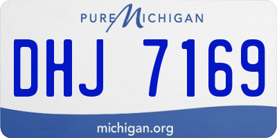 MI license plate DHJ7169