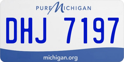 MI license plate DHJ7197