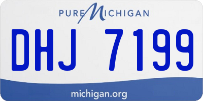 MI license plate DHJ7199