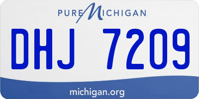 MI license plate DHJ7209
