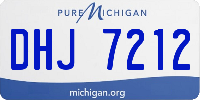 MI license plate DHJ7212