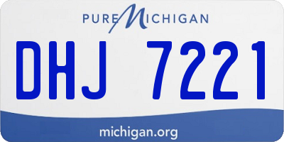 MI license plate DHJ7221