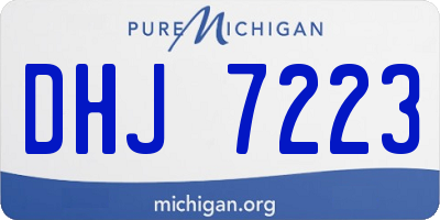 MI license plate DHJ7223