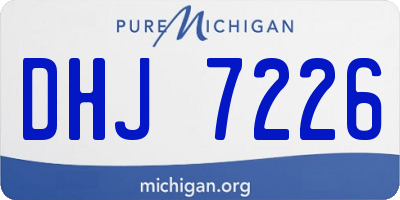 MI license plate DHJ7226