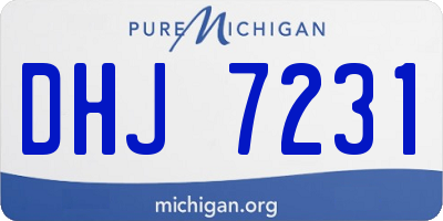 MI license plate DHJ7231