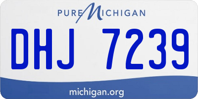 MI license plate DHJ7239
