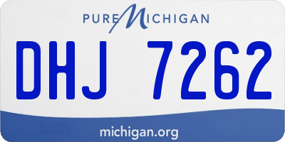 MI license plate DHJ7262
