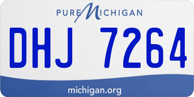 MI license plate DHJ7264