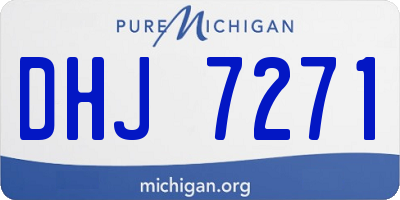MI license plate DHJ7271