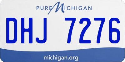 MI license plate DHJ7276