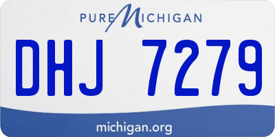 MI license plate DHJ7279