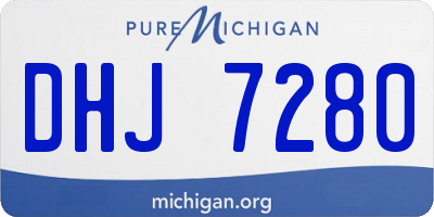 MI license plate DHJ7280