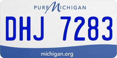 MI license plate DHJ7283