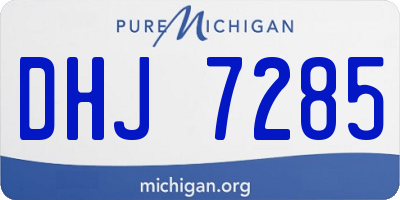 MI license plate DHJ7285