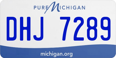 MI license plate DHJ7289