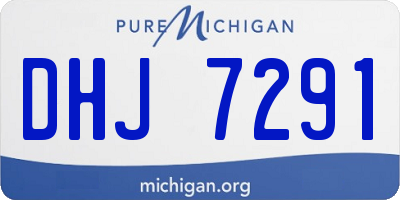 MI license plate DHJ7291