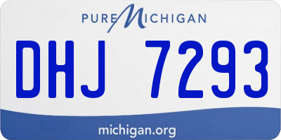 MI license plate DHJ7293