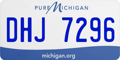 MI license plate DHJ7296