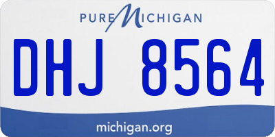 MI license plate DHJ8564