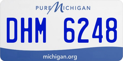 MI license plate DHM6248