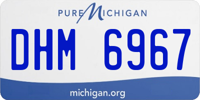 MI license plate DHM6967