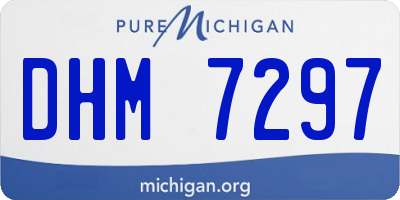 MI license plate DHM7297