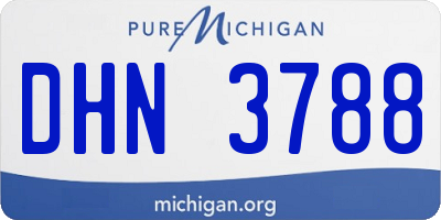 MI license plate DHN3788